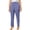 Violet - Bleu, variante sur Anne Klein Pantalon Décontracté à Jambe Droite pour Femmes, Violet, 24W Régulier