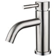 thumbnail image 1 of Mezclador de lavabo para lavabo en acero inoxidable cepillado mate, 1 of 1