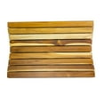 thumbnail image 4 of The EcoDecors Eleganto 23" x 15" Slatted Solid Teak Bath Floor Mat in EarthyTeak Finish, 4 of 4