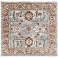 thumbnail image 2 of Safavieh Heirloom Alice Oriental Polyester Area Rug, Ivory Gray/Rust, 6'3" x 6'3" Square, 2 of 12