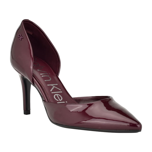 Zapatos Calvin Klein Gloria Pump para mujer Merlot 600, talla 6.5