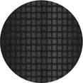 thumbnail image 1 of Ahgly Company Indoor Round Patterned Night Black Area Rugs, 3' Round, 1 of 6