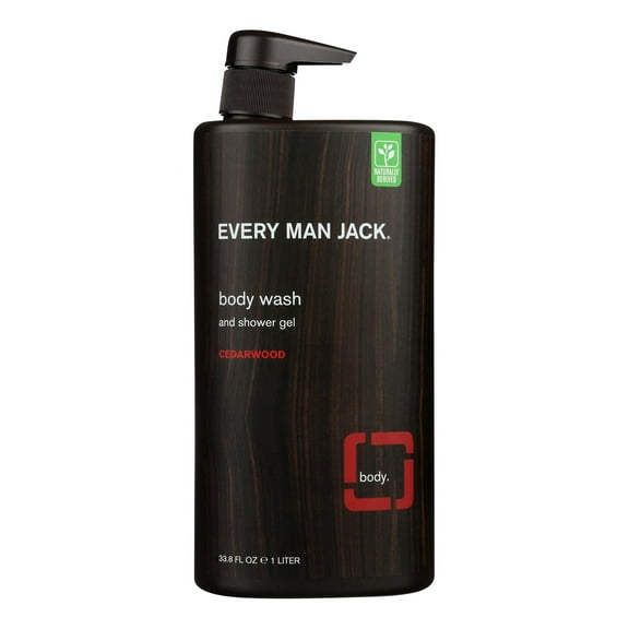 Every Man Jack Body Wash Cedarwood Body Wash - 1 Each - 33.8 fl oz.