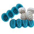 thumbnail image 2 of 2 Pcs 4-Cavity Massage Brush Mold Oval Silicone Soap Mold Bar Mold for DIY Handmade Soap Cake Baking Mold, 2 of 3