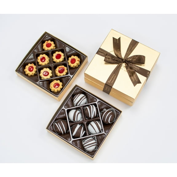 Swersey's Chocolate Gift Basket, Gourmet Snack Food Box, Great for Birthday, Sympathy, Family Parties & Get Well