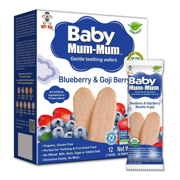 Baby Mum-Mum Organic Blueberry and Goji Rice Rusks