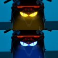 thumbnail image 2 of Motorcycle LED Devil Eye License Plate Screw Lamp Decorative Waterproof RGB, 2 of 10