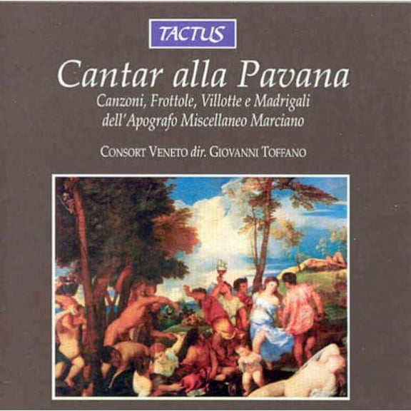 Giovanni Toffano - Cantar Alla Pavana - Music & Performance - CD