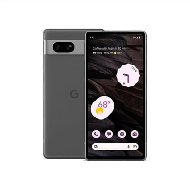 Google Pixel 7a - 5G smartphone - dual-SIM - RAM 8 GB / Internal Memory 128 GB - OLED display - 6.1" - 2400 x 1080 pixels (90 Hz) - 2x rear cameras 64 MP, 13 MP - front camera 13 MP - charcoal