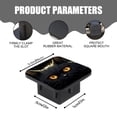 thumbnail image 2 of Hitch Cover Fits For 2-Inch Hitch,Vector Illustration Of Adorable Black Cat With Glowing Eyesrubber Trailer Hitch Cover Tube Plug Insert,Car Exterior Accessories, Receiver Tube Hitch Plug, 2 of 6