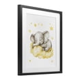 thumbnail image 2 of Stupell Industries Eclectic Sleeping Elephant on Yellow Cloud Black Framed Print Under Glass, 13 x 16, by LSR Design Studio, 2 of 8