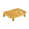 thumbnail image 4 of Dualoai Cat Litter Box Step Cat Litter Trapping Mat for Bedroom Living Room Lavatory Yellow, 4 of 9