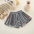 thumbnail image 3 of GYRATEDREAM Toddler Girls' Skorts Floral Tie Dye Pleated Skirt-Like Shorts Wide-Leg Flowy Skorts Kids Summer Clothes Kids Scooter Skirts for 110CM, 3 of 5