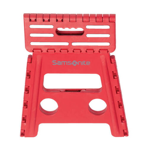 Non-Slip,350lbs capacity RED  Folding Step Stool 13"Wide 