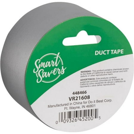 Smart Savers 2 In. x 10 Yd. Duct Tape, Silver (Best Duct Tape For Warts)