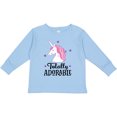 thumbnail image 3 of Inktastic Girls Daughter Unicorn Girls Long Sleeve Toddler T-Shirt, 3 of 5
