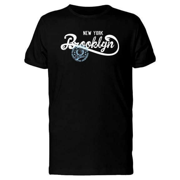 New York Brooklyn Small Logo T-Shirt Men -Image by Shutterstock, Male 3X-Large