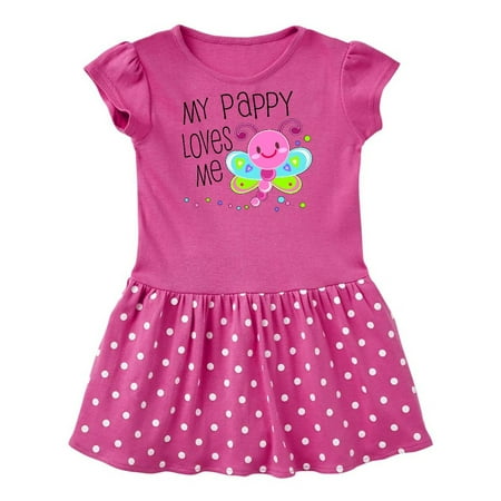 My Pappy Loves Me- cute dragonfly Infant Dress