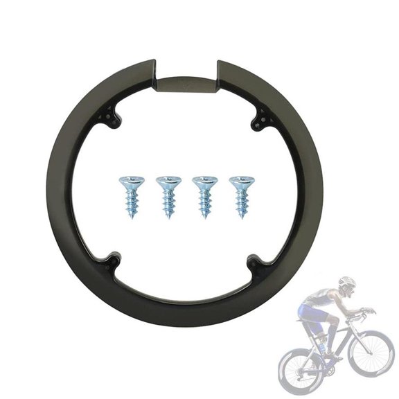 Protector de bielas de bicicleta Advancent ABS para cadena de cubierta protectora de protección mejorada