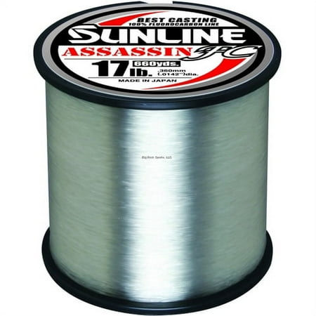UPC: 0881879081105 | Sunline 63042462 Assassin FC Fluorocarbon Line 10 lb Clear –