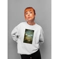 thumbnail image 2 of Pastell Little Bit Of Heaven Sweatshirt Womens -Charlotte Bird Designs, Female Casual Fit, 2 of 4