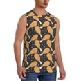 thumbnail image 2 of Fotbe Chicken Legs Men's Camiseta sin Mangas Estampada para Hombres, Playera Casual para Gimnasio, Entrenamiento, Playa-Small, 2 of 7