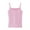 Pink, variant on BRGZLK Sleeveless Tank Top for Kids Summer Trendy Solid Graphic T-Shirt Girls Boys Soft Comfort Modal Spaghetti Strap Camisole Black 3-4 Years