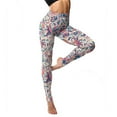 thumbnail image 2 of Zysthvn Tummy Control Leggings for Women Elastic Waist High Waist Athletic Workout Yoga Light Weight Pants for Women Printed Slim Fit, 2 of 6