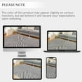 thumbnail image 6 of HOMERRY Runner Rug 2' x 6' Washable Striped Geometric Hallway Runner Carpet for Doorway Bedside, Black/Gray, 6 of 7