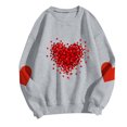 thumbnail image 3 of Ladies Tops and Blouses, Printed Casual Long Sleeve Loose Sweatshirt Blouse, 3 of 6