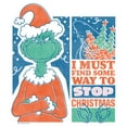 thumbnail image 2 of Men's Dr. Seuss The Grinch Must Stop Christmas Pull Over Hoodie, 2 of 4