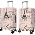 thumbnail image 4 of Travel Luggage Cover Suitcase Protector Fits 18-32 Inch Luggage Wheel Covers Patterned Travel Related Items Flower Luggage Protector Elastic Luggage Anti-scratch Suitcase Cover XL, 4 of 5