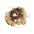 thumbnail image 2 of Raindrops Handcrafted Natural Nut Wrist Shaker Bracelet African Musical Percussion Instrument, 2 of 7