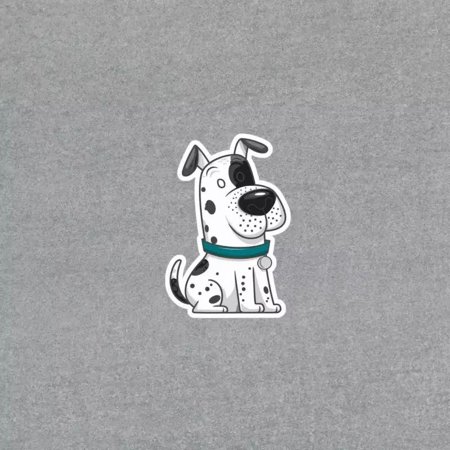 Cute Dalmatian Puppy Dog Cartoon Vinyl Sticker Decal For Laptops & Morephone Decal Water Bottle Stickers Vinyl Stickers For Water Bottles Cars Stickers Water Bottle Stickers For Kids