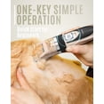 thumbnail image 4 of Dog Clipper Low Noise  Kit With Rechargeable Pet Shaver Cordless Electric Quiet Hair Set For Dogs Cats Pets(gold), 4 of 7