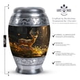 thumbnail image 2 of Sunlit Deer Magical Forest Urns For Human Ashes - Large Urns For Human Ashes Adult Women - Funeral Urn Ashes - Urns For Human Ashes Adult Men - Cremation Urn - Burial Urns For Ashes Urns 10 Inches, 2 of 5