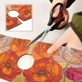 thumbnail image 6 of Yayeee Faucet Mat for Kitchen Sink 14.7" Diatomite Long Splash Guard Pad, Orange Abstract Floral, 6 of 7