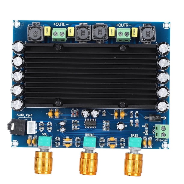 Para Xh-M549 Con Tono 2X150W Tpa3116D2 Placa Amplificadora De Audio Hifi Digital 2,0 Canales Dc12-24V Vogacara EL006596-00