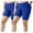 Blue, variant on 2PC Capri Leggings for Plus Size Women with Tummy Control Elastic Waist Seamless Workout Athletic Running Leggings Yoga Shorts Leggings for Women Black L