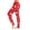 02#Wine, variant on Women's Christmas Print Pajama Pants, Elastic Waist Tapered Casual Jogger Trousers, Holiday Cozy Soft Winter Sleepwear Bottoms Vermilion XL