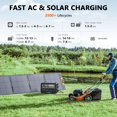 thumbnail image 2 of Estación de energía ALLWEI PPS2400-3 2400W 2048Wh LiFePO4, 2 of 9