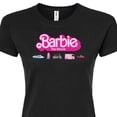 thumbnail image 3 of Barbie the Movie - Barbie Transportaion Vehicles - Juniors Fitted Graphic T-Shirt, 3 of 5