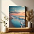 thumbnail image 6 of Qisvanset Sunset Beach Canvas Wall Art 15.75x11.81 Inches, 6 of 8
