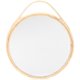 thumbnail image 1 of Rattan Woven Mirror with High Definition Glass for Home Use Silver Color 20 Inch Diameter, 1 of 4