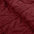 thumbnail image 7 of Women's Fleece Sherpa Tops Long Sleeve Fuzzy Warm Tunic Tops with 2 Pockets Lounge Loose Home Pajamas Winter Outfits (XL, Wine), 7 of 7