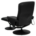thumbnail image 4 of Flash Furniture Massaging Multi-Position Recliner with Side Pocket and Ottoman in Black LeatherSoft, 4 of 6