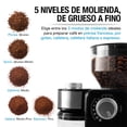 thumbnail image 3 of Molino de Café Eléctrico Casa Litus Profesional 18 Niveles de Molienda 200gr, 3 of 8