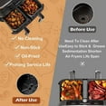 thumbnail image 5 of Food Grade Air Fryer Silicone Liners for Ninja Dual Air Fryer, Non-Stick Air Fryer Basket Accessories for Ninja, 5 of 7