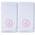 thumbnail image 2 of Monogrammed Hand Towels for Bathroom Kitchen Makeup | Personalized Gift for Wedding-Bridal | Custom Luxury Turkish Towel | Spa Collection, Oversized, 16 X 30 Inch, Set of 2, 2 of 3