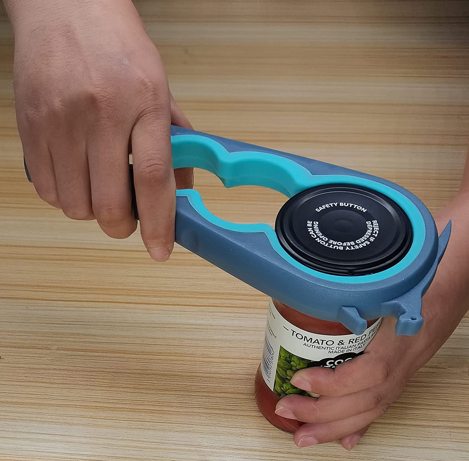 EEEkit Easy Grip Jar Opener, 4 in 1 Non-Slip Bottle Opener, Can Opener for  Seniors with Arthritis and Weak Hands 